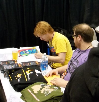 Zach Weiner and James Ashby
 at C2E2