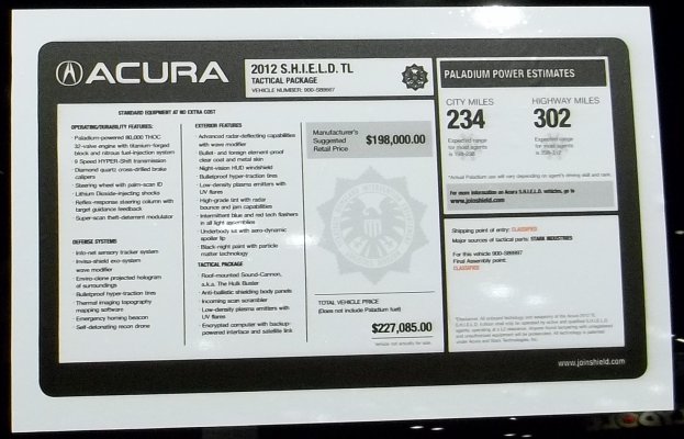 shield car specs at C2E2